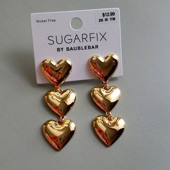 BaubleBar Jewelry - Sugarfix Heart Earings